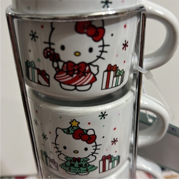 Hello Kitty Stackable Expresso Mug Set - Picture 2 of 8